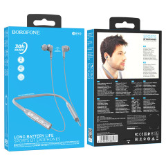 Гарнитура Bluetooth Borofone BE59 серый