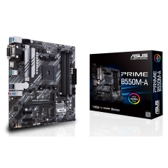 М/П SOC-AM4 Asus PRIME B550M-A 4xDDR4 mATX 