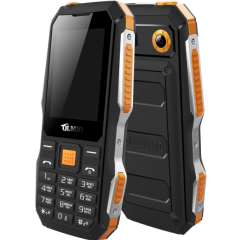 Сотовый телефон Olmio X04 черно-оранжевый (*9)