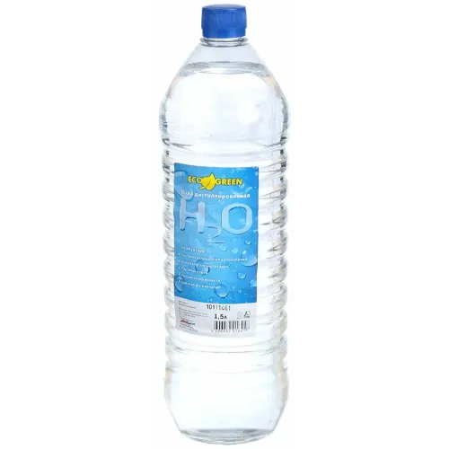 Дистиллированная вода Eco Green 1,5л