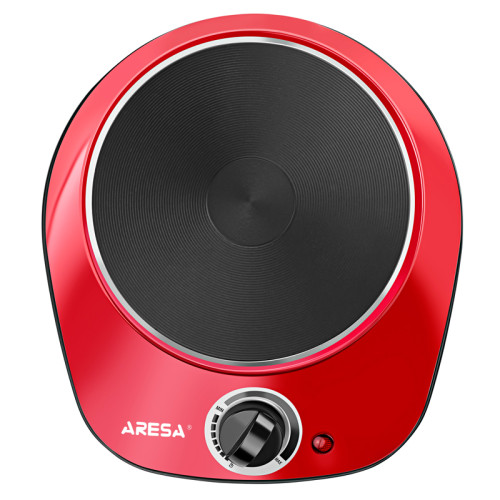 Настольная электроплита ARESA AR-4701 красная (диск 1) (*3)