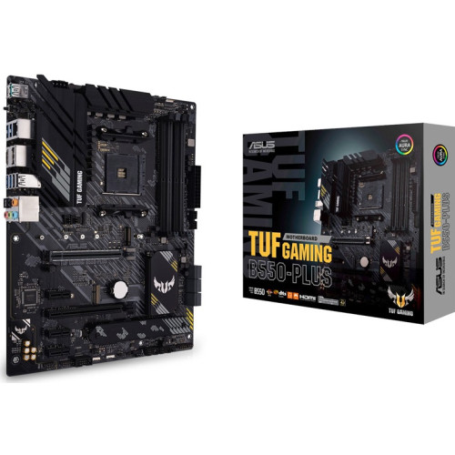 М/П SOC-AM4 MSI TUF GAMING B550-PLUS Soc-AM4 AMD B550 4xDDR4 ATX AC`97 8ch(7.1) 