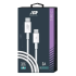 Кабель USB 3.0 Type C -  Type-C 1 м Borasco 3A 65W PD белый