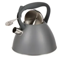 Чайник со свистком Daniks PR-2202, индукция, серый, 2,7 л.(429627)
