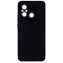 Бампер Xiaomi Redmi 12C 4G/11A/Poco C55 ZIBELINO Soft Matte черный с микрофиброй