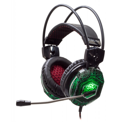 Гарнитура Oklick HS-L500G TOXIC черный 2.2м
