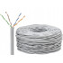 Кабель витая пара UTP 4 Pairs Ningbo cat5E solid 0.5мм CCA molded 305м серый бухта