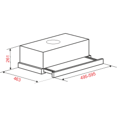 Воздухоочиститель ATLAN 1002 Т 60 см inox