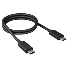 Кабель USB 3.0 Type C -  Type-C 1 м Borasco 3A 65W PD черный