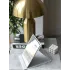 Зеркало косметическое настольное, складное, 20,5х15.5 см, белое