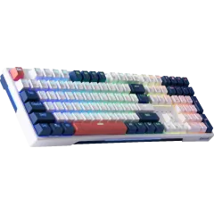 Клавиатура Redragon Whisper белый/синий/оранжевый 