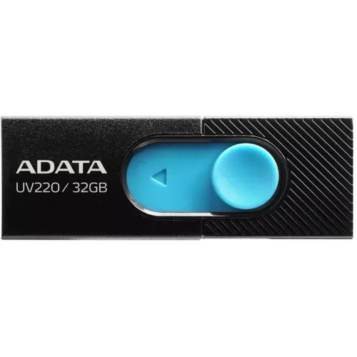 Карта USB2.0 32 GB A-DATA UV220 AUV220-32G-RBKBL черный/синий