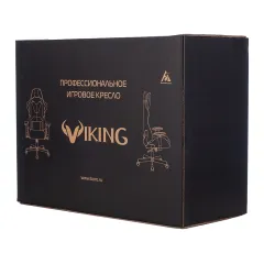 Кресло игровое Zombie VIKING 5 AERO черный/оранжевый эко.кожа