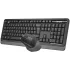 Клавиатура + Мышь A4Tech Fstyler FGS1035Q черный/серый  