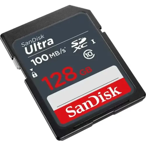 Карта SD 128 GB SanDisk SDXC Class 10 UHS-I U1 Ultra 100MB/s