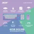 Клавиатура + Мышь Acer OCC200 фиолетовый/зеленый