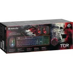 Набор игровой Defender Tor MHP-127 LED черный (52127) (*5)