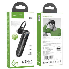 Гарнитура Bluetooth HOCO E63 Black