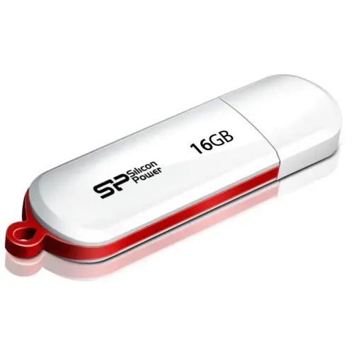 Карта USB2.0 16 GB Silicon Power LuxMini 320 SP016GBUF2320V1W белый