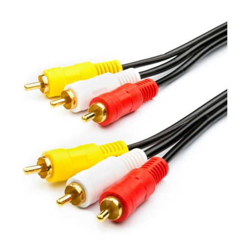 Кабель 3 RCA - 3 RCA 1.5 м GEPLINK AT1003