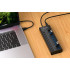 Коммутатор USB 2.0 HARPER HUB-10MB Black