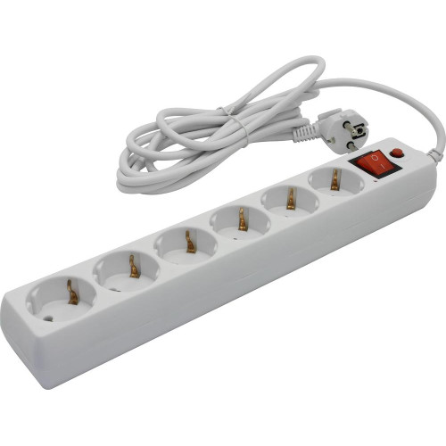 Фильтр сетевой Buro 600SH-16-5-W 5м (6 розеток) белый