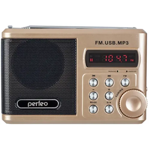 Радиоприемник PERFEO Sound Ranger PF-SV922 золотой