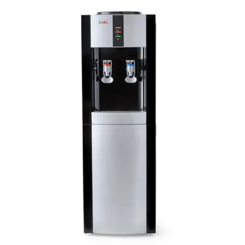 Кулер для воды AEL LС-AEL-47B BLACK/SILVER с холодильником
