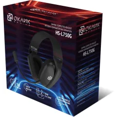 Гарнитура Oklick HS-L750G черный