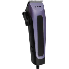 Машинка для стрижки VITEK VT-2518 черный/фиолетовый (сет.)