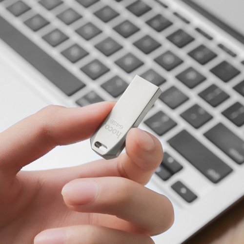 Карта USB2.0 32 GB Hoco UD4 серебристый