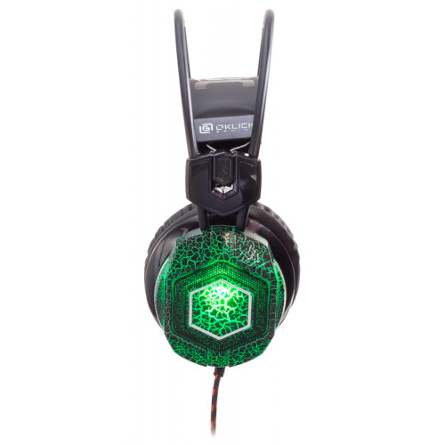 Гарнитура Oklick HS-L500G TOXIC черный 2.2м