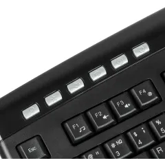 Клавиатура + Мышь A4Tech 9200F черный   
