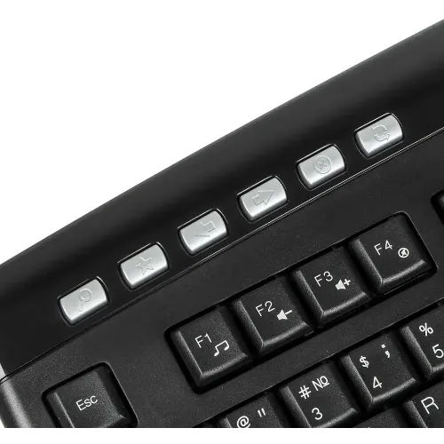 Клавиатура + Мышь A4Tech 9200F черный   