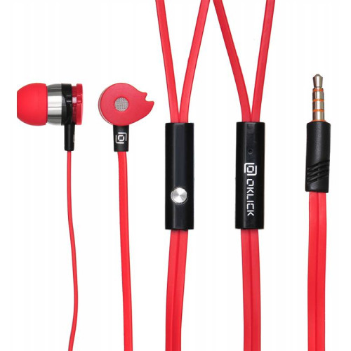Гарнитура Oklick HS-S-210 красный