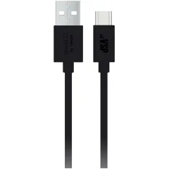 Кабель USB 2.0 A вилка - Type C 3 м Borasco 2А черный