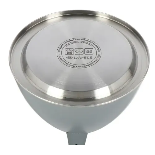Чайник со свистком Daniks PR-2202, индукция, серый, 2,7 л.(429627)