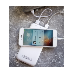 Повербанк 10000 мАч Olmio Slim белый