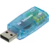 Звуковая карта USB TRUA3D (C-Media CM108) 2.0 channel out 44-48KHz (5.1 virtual channel) RTL