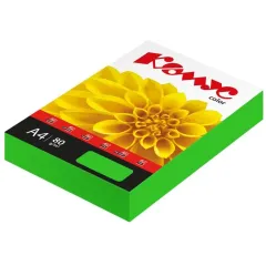 Бумага А4 Комус Color зеленая интенсив (А4, 80 г/кв.м, 500 листов)