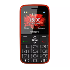 Сотовый телефон TEXET TM-B227 красный (*9)