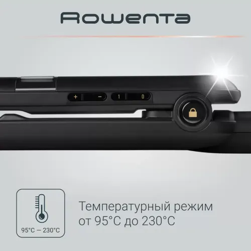 Щипцы-распрямители ROWENTA SF4216F0 с ионизацией, черные