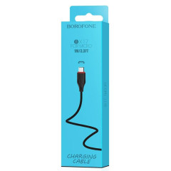Кабель USB 2.0 A вилка - microUSB 1 м Borofone BX17 (Black)