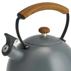 Чайник со свистком WEBBER BE-0604, 2.5 л., серый