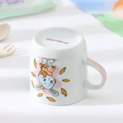 Кружка детская, 230 мл., керамика, ДОЛЯНА «Лапочка зайка», белый (9438015)