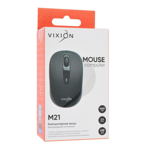 Мышь Vixion M21 черная