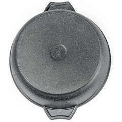 Жаровня Мечта Гранит, 26 см (33701)(362475) с крышкой