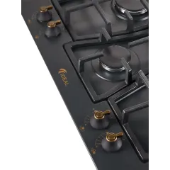 Стол газовый IDEAL 35227N черный (*10)