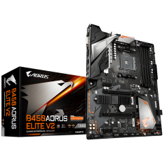 М/П SOC-AM4 Gigabyte B450 AORUS ELITE V2 4xDDR4 ATX AC`97 8ch(7.1) GbLAN RAID