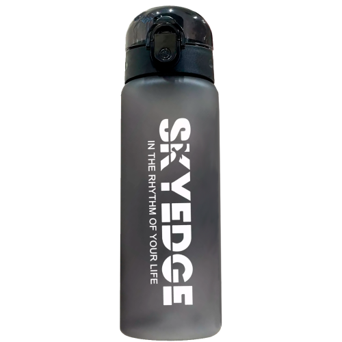 Бутылка для воды спортивная SKYEDGE, черная, 780 мл.
